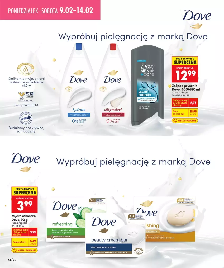 Gazetka promocyjna Biedronka - Twoje Piękne Strony - ważna 05.02 do 12.02.2026 - strona 24 - produkty: Dove, Fa, Mus, Mydło, Velvet
