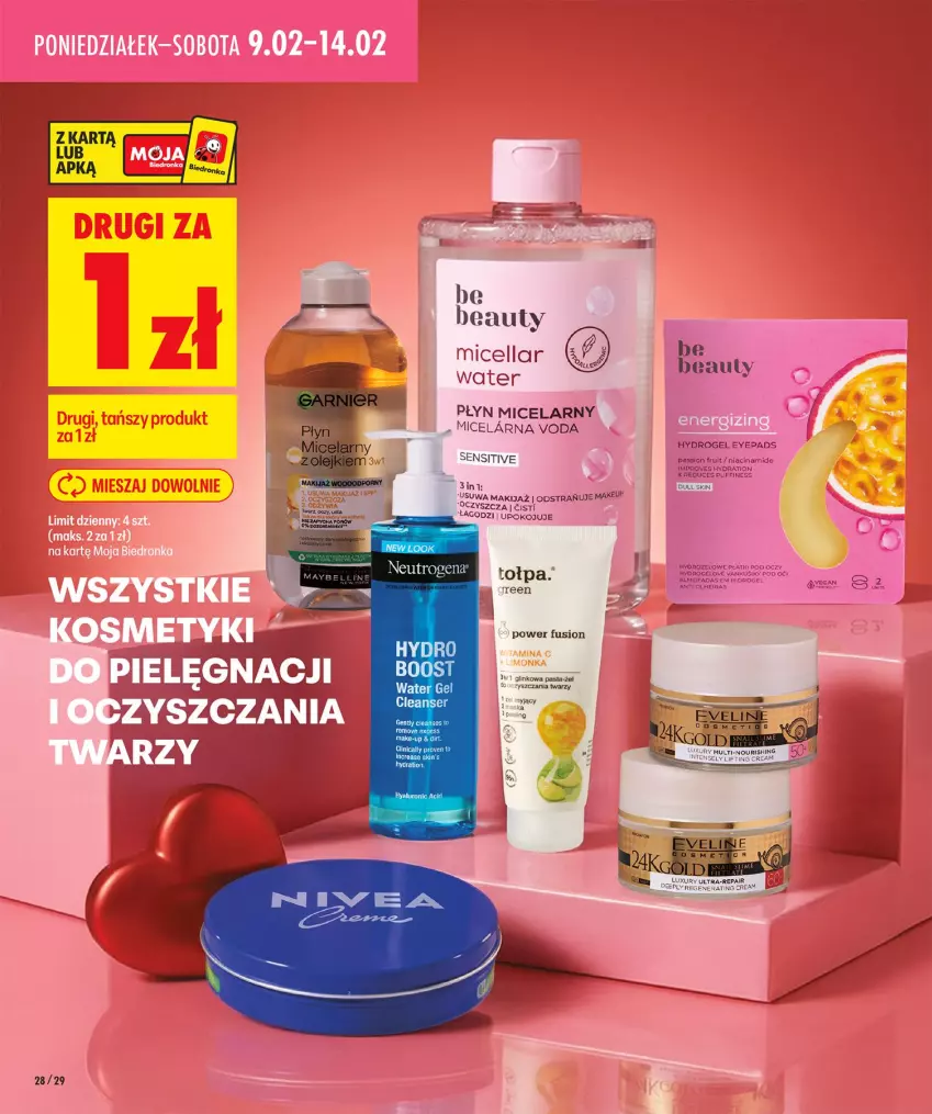 Gazetka promocyjna Biedronka - Twoje Piękne Strony - ważna 05.02 do 12.02.2026 - strona 28 - produkty: Be Be, Clin, Fusion, Makijaż, Płyn micelarny, Puf, Ser