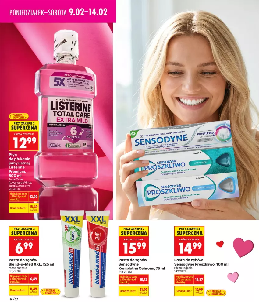 Gazetka promocyjna Biedronka - Twoje Piękne Strony - ważna 05.02 do 12.02.2026 - strona 36 - produkty: Blend-a-Med, Listerine, Pasta do zębów, Sensodyne