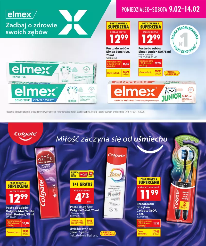 Gazetka promocyjna Biedronka - Twoje Piękne Strony - ważna 05.02 do 12.02.2026 - strona 37 - produkty: Colgate, Elmex, Gin, Gra, LG, Noż, Pasta do zębów, Puma, Sos, Zdrowie