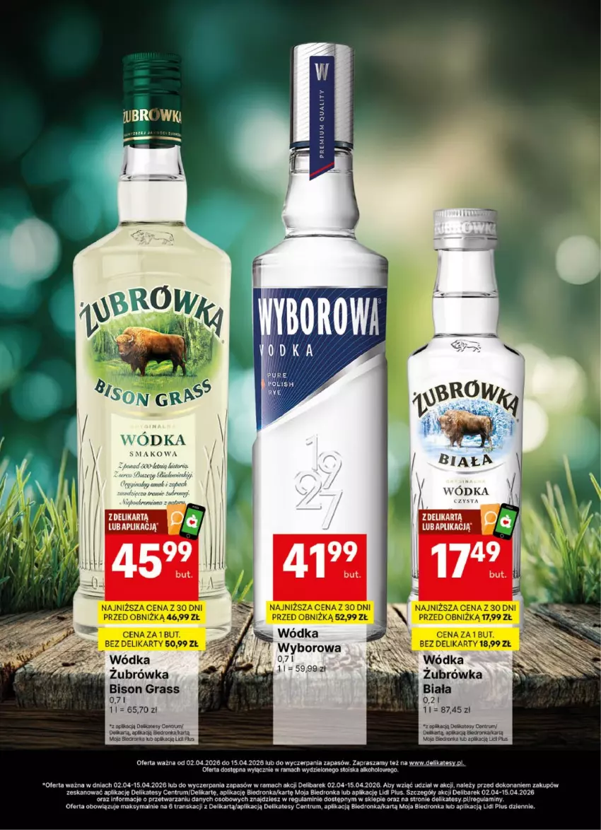 Gazetka promocyjna Delikatesy Centrum - Delibarek DC14-DC15 - ważna 02.04 do 15.04.2026 - strona 8 - produkty: Gra, Rama, Rum, Tran, Wódka, Wyborowa
