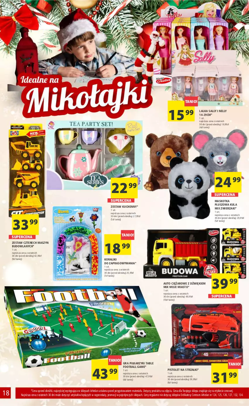 Gazetka promocyjna Arhelan - Gazetka - ważna 17.11 do 26.11.2023 - strona 18 - produkty: Gra, Lalka, Maskotka pluszowa, Piłkarzyki, Pistolet, Rum