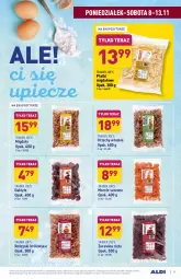 Gazetka promocyjna Aldi - Gazetka - ważna od 13.11 do 13.11.2021 - strona 13 - produkty: Piec, Orzechy włoskie, Królewski, Migdały, Daktyle, Tera, Rodzynki