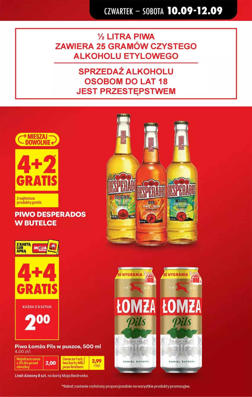 Gazetka promocyjna Biedronka - Od Czwartku - ważna 10.09 do 16.09.2026 - strona 15 - produkty: Piwo
