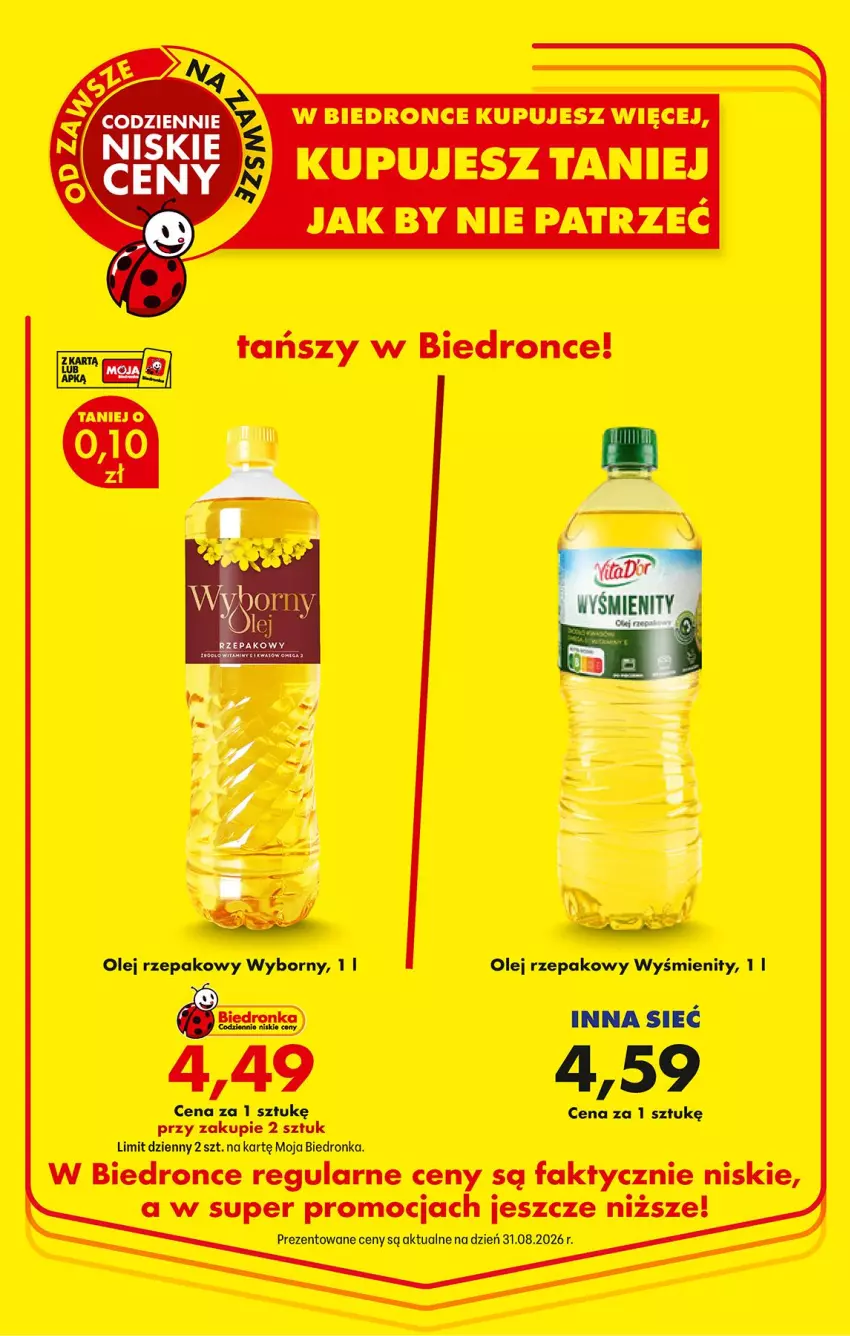 Gazetka promocyjna Biedronka - Od Czwartku - ważna 10.09 do 16.09.2026 - strona 18 - produkty: Fa, Olej, Olej rzepakowy