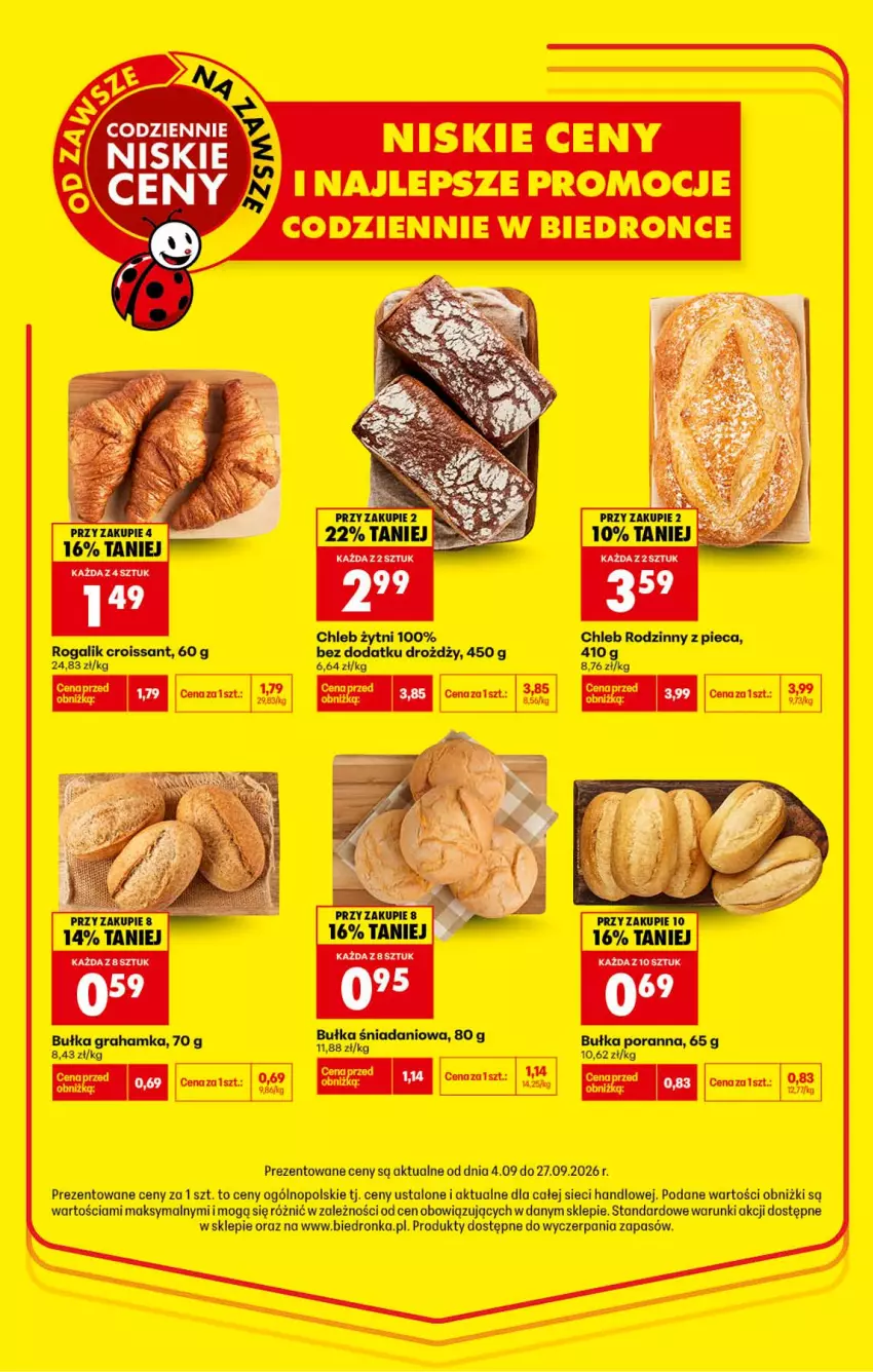 Gazetka promocyjna Biedronka - Od Czwartku - ważna 10.09 do 16.09.2026 - strona 26 - produkty: Bułka, Bułka grahamka, Gra, Por