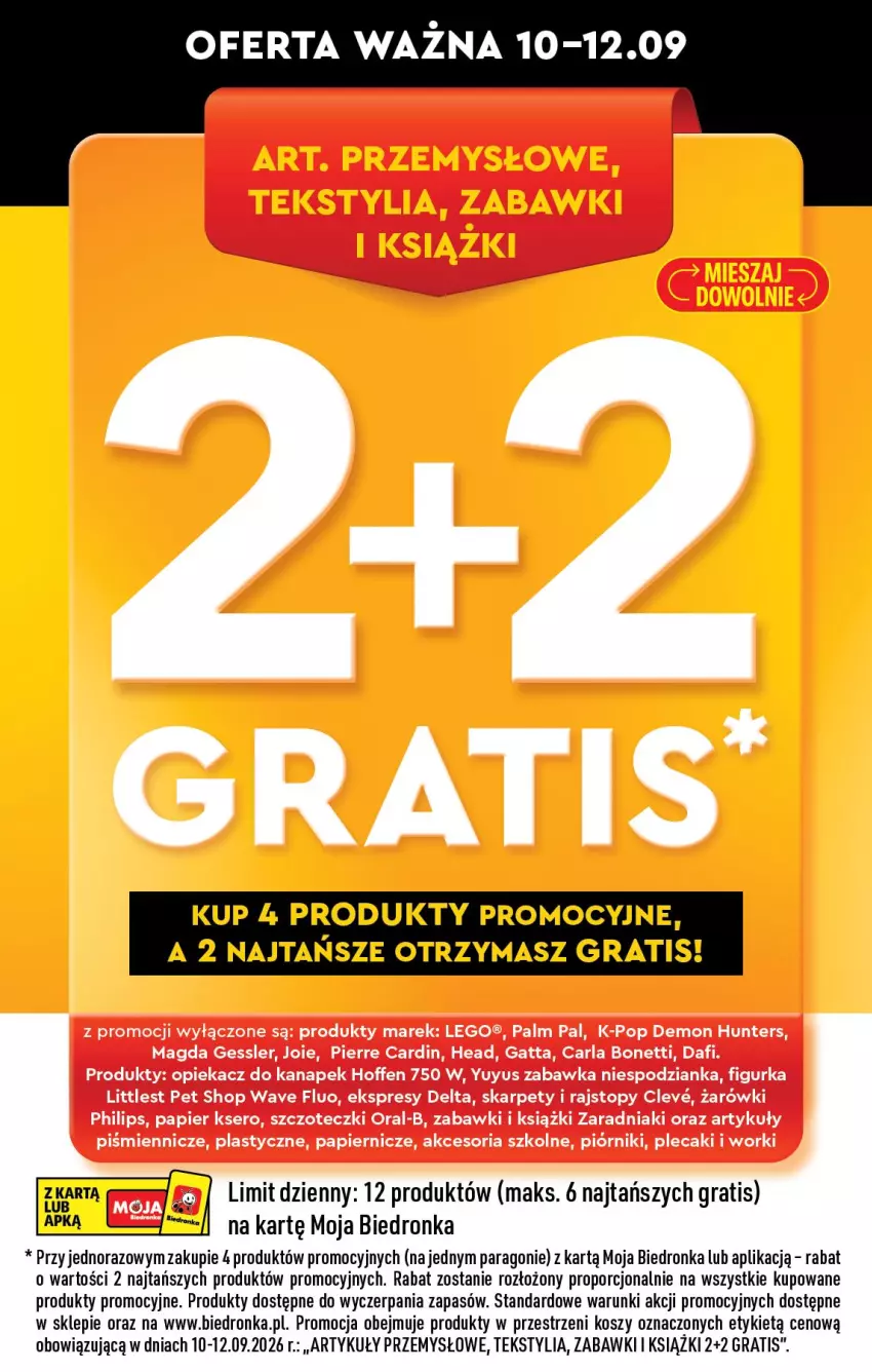 Gazetka promocyjna Biedronka - Od Czwartku - ważna 10.09 do 16.09.2026 - strona 28 - produkty: Gra, Kosz, Por