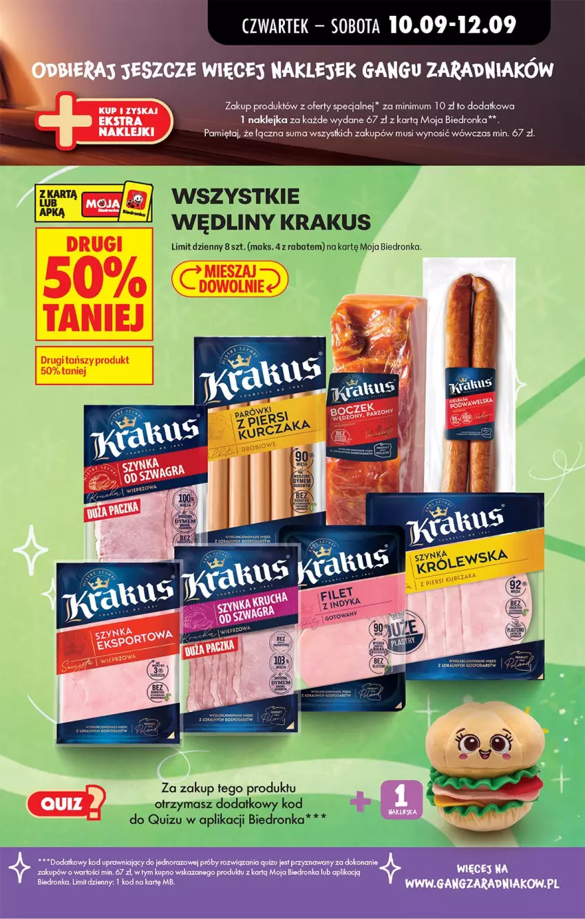 Gazetka promocyjna Biedronka - Od Czwartku - ważna 10.09 do 16.09.2026 - strona 31 - produkty: Klej, Krakus, Mięta, Mus, Quiz