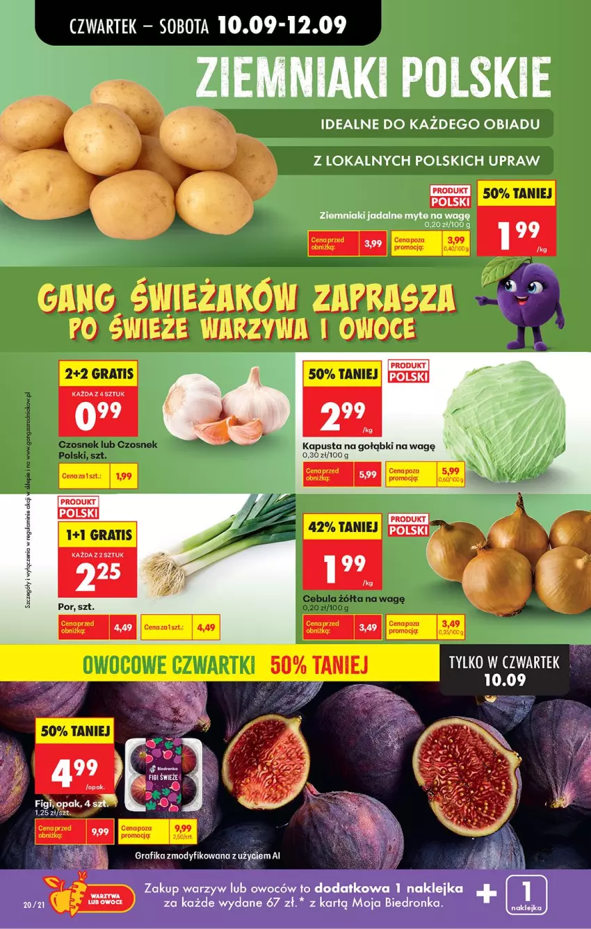 Gazetka promocyjna Biedronka - Od Czwartku - ważna 10.09 do 16.09.2026 - strona 36 - produkty: Figi, Ziemniaki