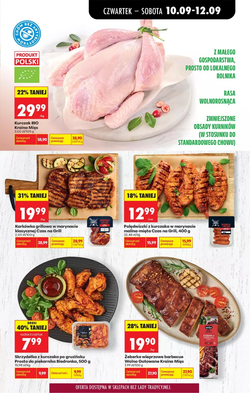 Gazetka promocyjna Biedronka - Od Czwartku - ważna 10.09 do 16.09.2026 - strona 43 - produkty: Grill, Kurczak, Mięta, Piekarnik, Polędwiczki z kurczaka, Rolnik, Skrzydełka z kurczaka