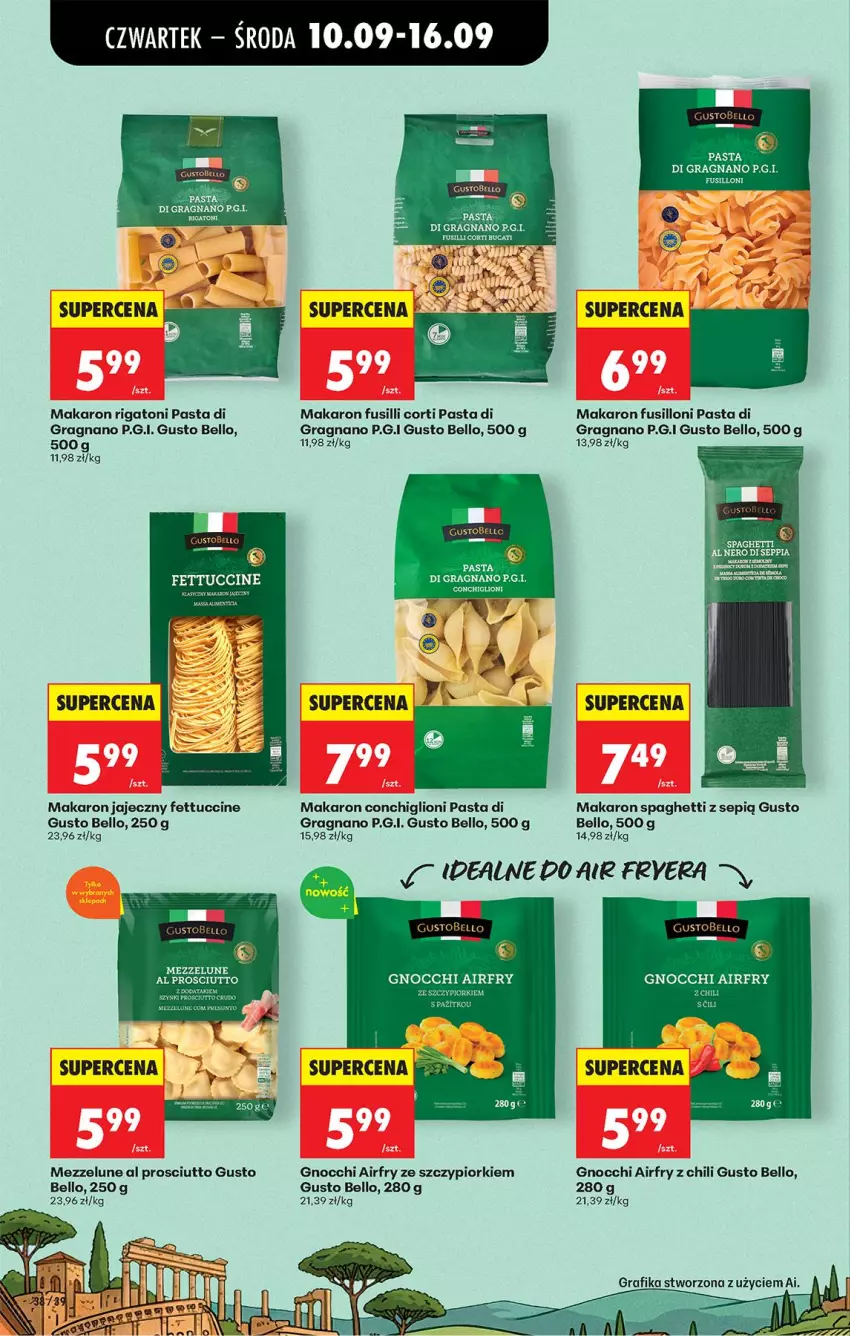 Gazetka promocyjna Biedronka - Od Czwartku - ważna 10.09 do 16.09.2026 - strona 58 - produkty: Bell, Fa, Gnocchi, Gra, LG, Lion, Makaron, Prosciutto, Spaghetti