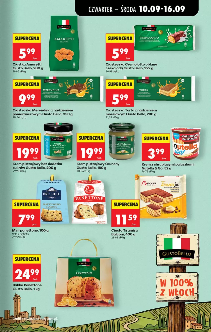Gazetka promocyjna Biedronka - Od Czwartku - ważna 10.09 do 16.09.2026 - strona 63 - produkty: Alcon, Babka, Bell, Ciastka, Krem pistacjowy, LG, Nutella