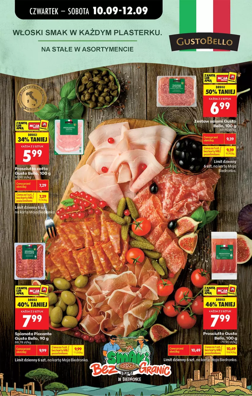 Gazetka promocyjna Biedronka - Od Czwartku - ważna 10.09 do 16.09.2026 - strona 64 - produkty: Bell, Prosciutto