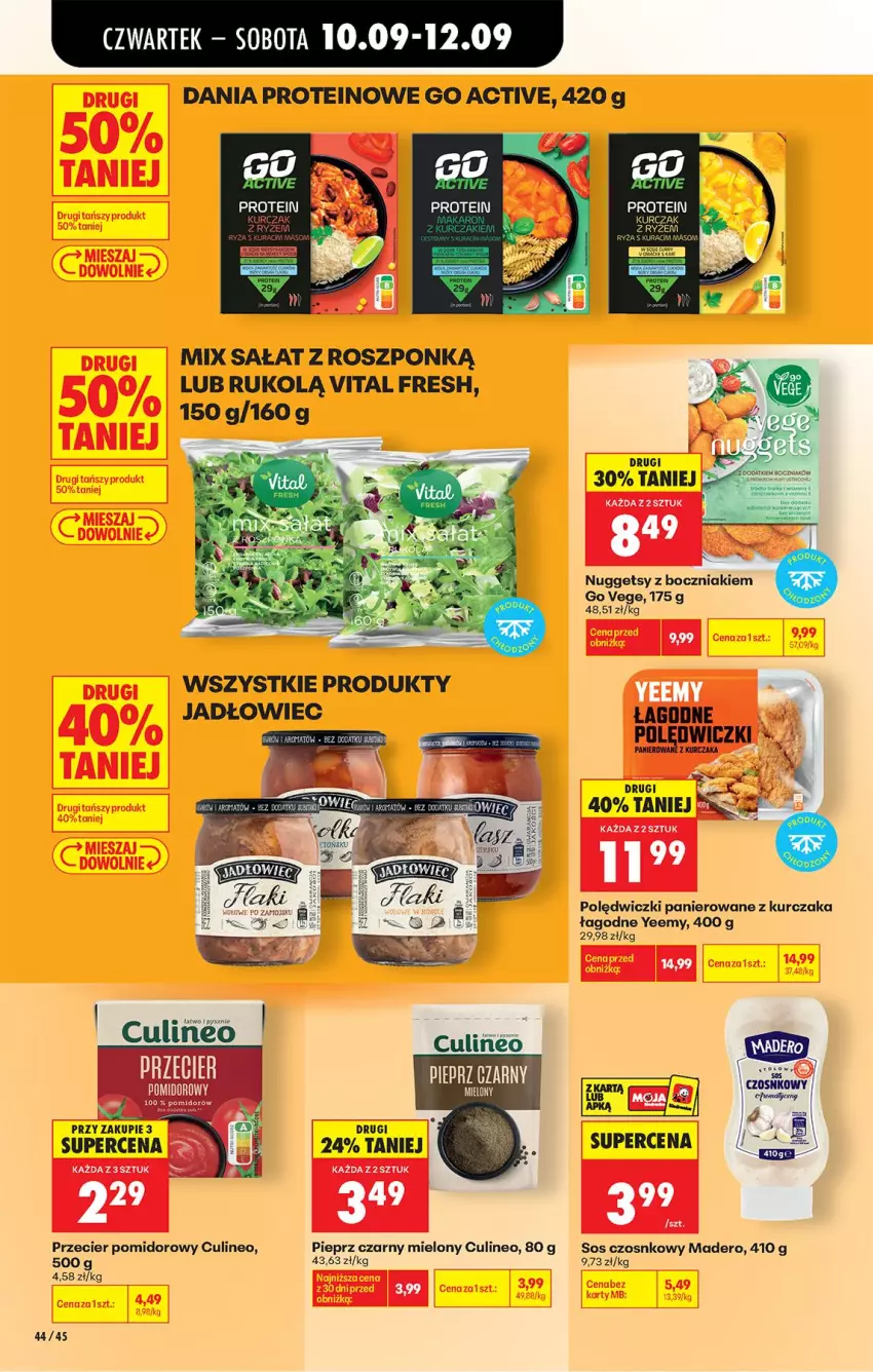 Gazetka promocyjna Biedronka - Od Czwartku - ważna 10.09 do 16.09.2026 - strona 66 - produkty: Boczniak, Fa, Kurczak, Pieprz, Polędwiczki panierowane, Sałat, Sos, Sos czosnkowy