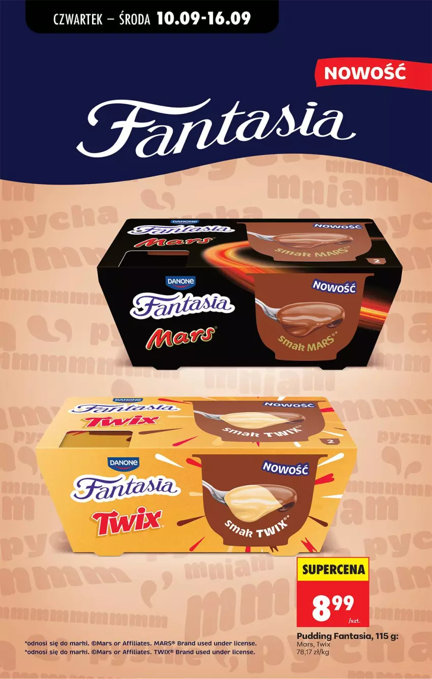 Gazetka promocyjna Biedronka - Od Czwartku - ważna 10.09 do 16.09.2026 - strona 69 - produkty: Fa, Fanta, Mars, Pudding, Twix