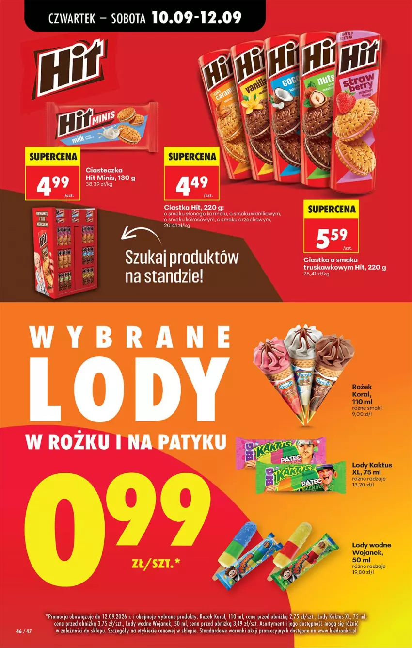 Gazetka promocyjna Biedronka - Od Czwartku - ważna 10.09 do 16.09.2026 - strona 70 - produkty: Ciastka, Fa, Kaktus, Kokos, Lody