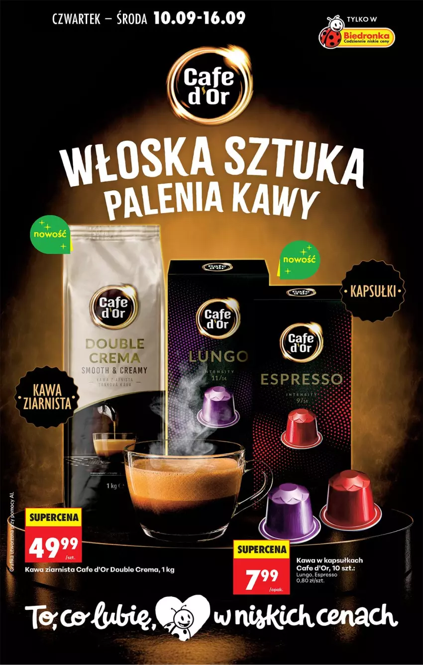Gazetka promocyjna Biedronka - Od Czwartku - ważna 10.09 do 16.09.2026 - strona 76 - produkty: Kawa, Kawa ziarnista