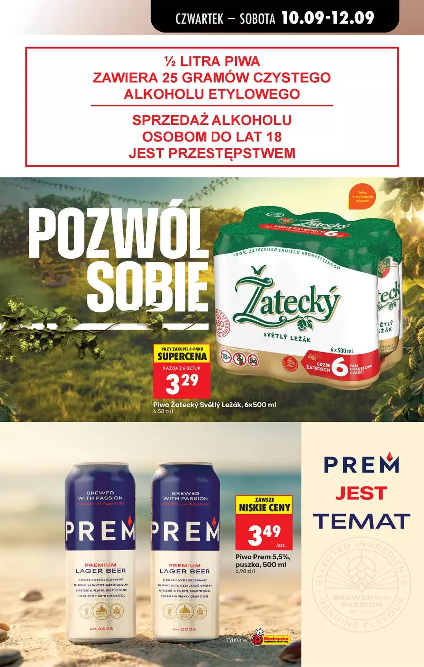 Gazetka promocyjna Biedronka - Od Czwartku - ważna 10.09 do 16.09.2026 - strona 81 - produkty: Piwo, Por