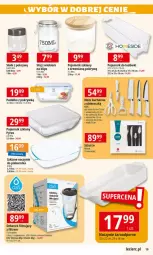 Gazetka promocyjna E Leclerc - Gazetka - ważna od 12.10 do 12.10.2024 - strona 11 - produkty: Pojemnik szklany, Dzbanek filtrujący, Por, Noż, Dzbanek, Nożyczki, Pojemnik, Obieraczka, Nóż szefa kuchni, Pudełko, Piekarnik, Fa