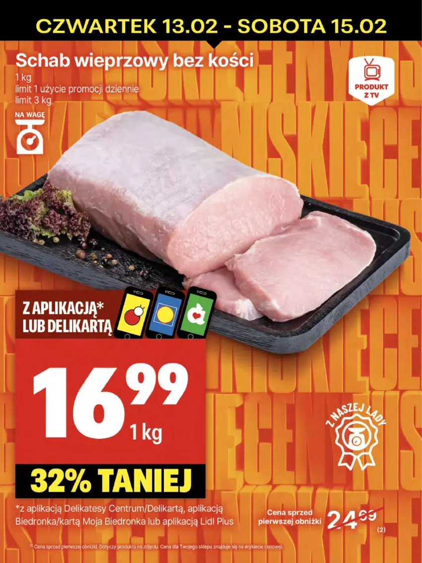 Gazetka promocyjna Delikatesy Centrum - NOWA GAZETKA Delikatesy Centrum od 13 lutego! 13-19.02.2025 - ważna 13.02 do 19.02.2025 - strona 16 - produkty: Schab wieprzowy