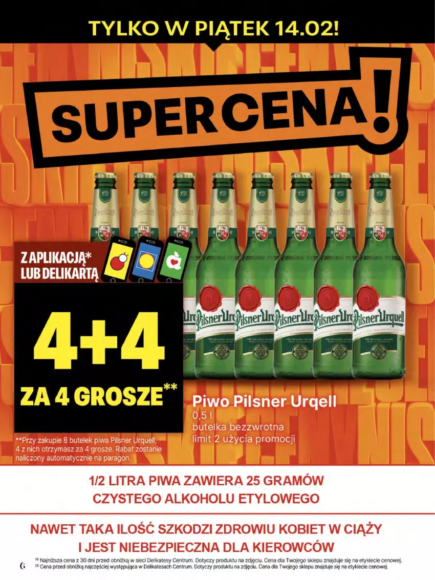 Gazetka promocyjna Delikatesy Centrum - NOWA GAZETKA Delikatesy Centrum od 13 lutego! 13-19.02.2025 - ważna 13.02 do 19.02.2025 - strona 6 - produkty: Gra, Piec, Pilsner Urquell, Piwa, Piwo, Rum