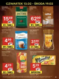 Gazetka promocyjna Delikatesy Centrum - NOWA GAZETKA Delikatesy Centrum od 13 lutego! 13-19.02.2025 - Gazetka - ważna od 19.02 do 19.02.2025 - strona 28 - produkty: Tchibo, Kawa rozpuszczalna, Rum, Kawa ziarnista, Kawa mielona, Kawa, Wełna, Lavazza, Cappuccino, Jacobs, Herbata, Mango, Herbapol, Fa