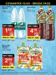 Gazetka promocyjna Delikatesy Centrum - NOWA GAZETKA Delikatesy Centrum od 13 lutego! 13-19.02.2025 - Gazetka - ważna od 19.02 do 19.02.2025 - strona 34 - produkty: Rum, Mus, Tymbark, Woda mineralna, Kubuś, Woda, Napój