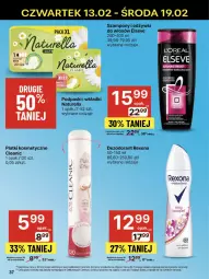 Gazetka promocyjna Delikatesy Centrum - NOWA GAZETKA Delikatesy Centrum od 13 lutego! 13-19.02.2025 - Gazetka - ważna od 19.02 do 19.02.2025 - strona 37 - produkty: Elseve, Naturell, Rum, Rexona, Dezodorant, Cleanic, Płatki kosmetyczne, Szampon, Podpaski, Wkładki, Naturella