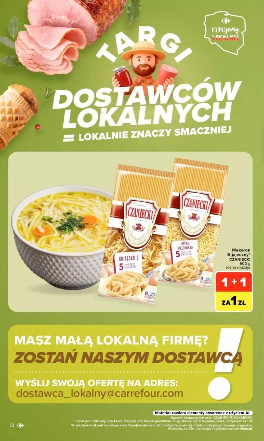 Gazetka promocyjna Carrefour - Gazetka Market w SUMIE otwieramy się dla CIEBIE - ważna 23.09 do 26.09.2026 - strona 12 - produkty: Be Be, Makaron
