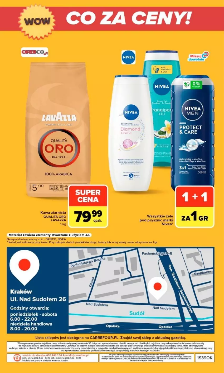 Gazetka promocyjna Carrefour - Gazetka Market w SUMIE otwieramy się dla CIEBIE - ważna 23.09 do 26.09.2026 - strona 28 - produkty: Aloe vera, BIC, Kawa, Kawa ziarnista, Lavazza, Nivea, Ser, Taca
