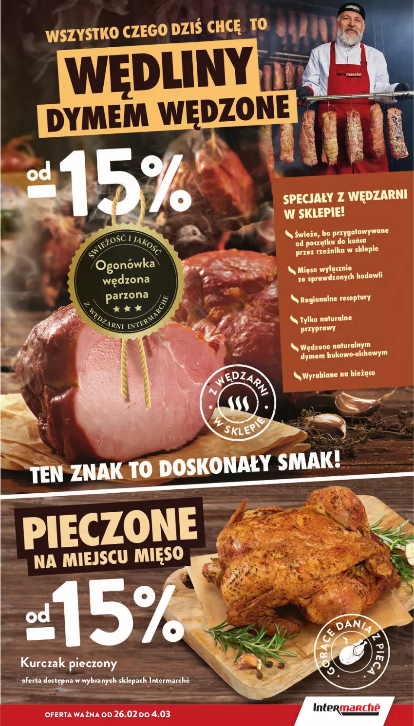 Gazetka promocyjna Intermarche - Gazetka promocyjna - ważna 26.02 do 04.03.2026 - strona 15 - produkty: Kurczak, Piec