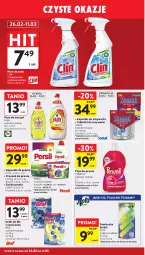 Gazetka promocyjna Intermarche - Gazetka promocyjna - Gazetka - ważna od 04.03 do 04.03.2026 - strona 38 - produkty: Płyn do prania, Bref, Tablet, Proszek do prania, Persil, Clin, Kulki do wc, Somat, Perwoll, Fairy, Zmywarki, Kapsułki do prania, Płyn do szyb, Tabletki do zmywarki, Fa