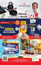 Gazetka promocyjna Arhelan - Gazetka - Gazetka - ważna od 13.10 do 13.10.2024 - strona 20 - produkty: Piwo, Ser, Gry, Gra, Papier, Velvet, Ręcznik, Rolki, Fa
