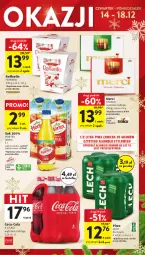 Gazetka promocyjna Intermarche - Gazetka Intermarche - Gazetka - ważna od 18.12 do 18.12.2023 - strona 3 - produkty: Piwo, Sok, Raffaello, Coca-Cola, Ferrero, Merci, Lech Premium, Hortex, Fa