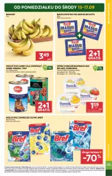 Gazetka promocyjna Stokrotka - Market - Gazetka - ważna od 17.09 do 17.09.2025 - strona 5 - produkty: Banany, Warzywa, Ser, Gra, Zawieszki, Bref, Mlekovita, Serek homogenizowany, Serek, Farm Milk, Owoce, Masło, Mięso, Mleko, Fa