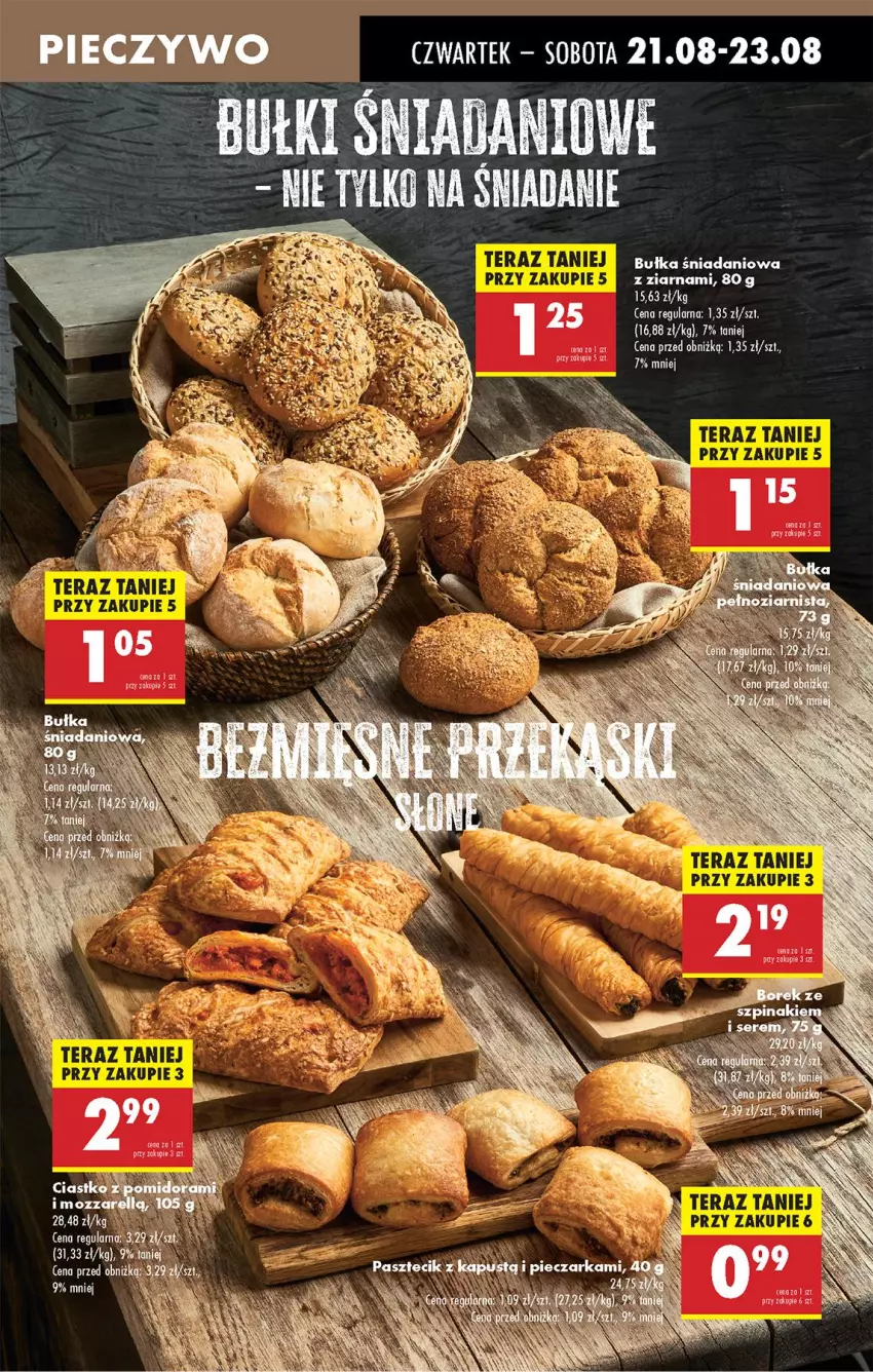 Gazetka promocyjna Biedronka - Od Czwartku - ważna 21.08 do 27.08.2025 - strona 27 - produkty: Bułka, Danio, Fa, Leon, Mola
