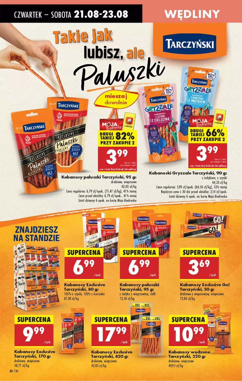 Gazetka promocyjna Biedronka - Od Czwartku - ważna 21.08 do 27.08.2025 - strona 34 - produkty: Gry, Kabanos, Kurczak, Tarczyński