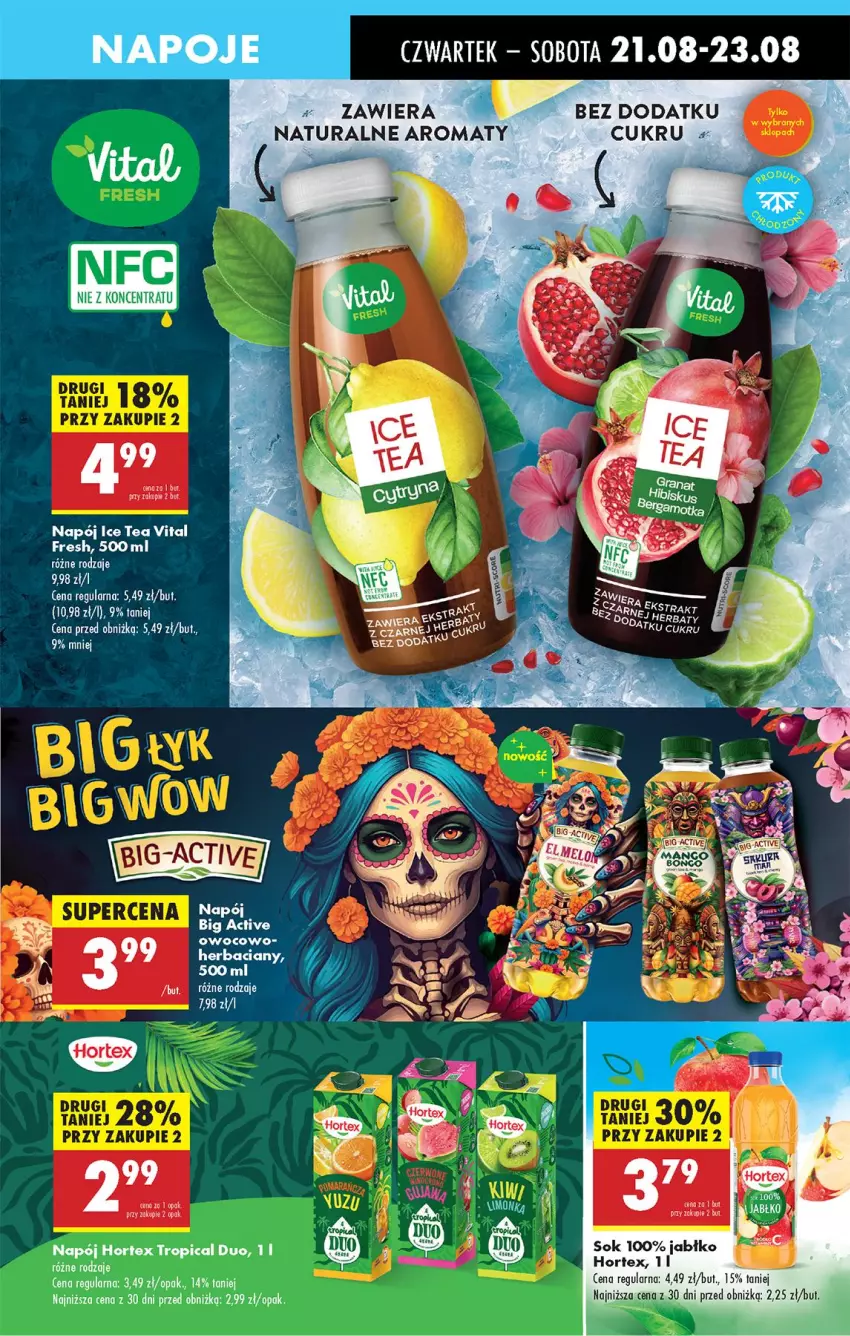 Gazetka promocyjna Biedronka - Od Czwartku - ważna 21.08 do 27.08.2025 - strona 47 - produkty: Fa, Gala, Hortex, Ice tea, Napój, Sok, Tropical