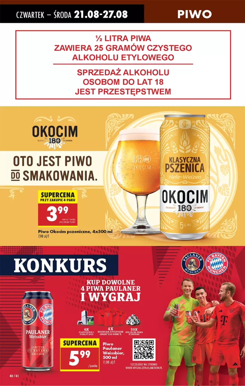 Gazetka promocyjna Biedronka - Od Czwartku - ważna 21.08 do 27.08.2025 - strona 50 - produkty: Fa, Koc, Okocim, Piwo, STP