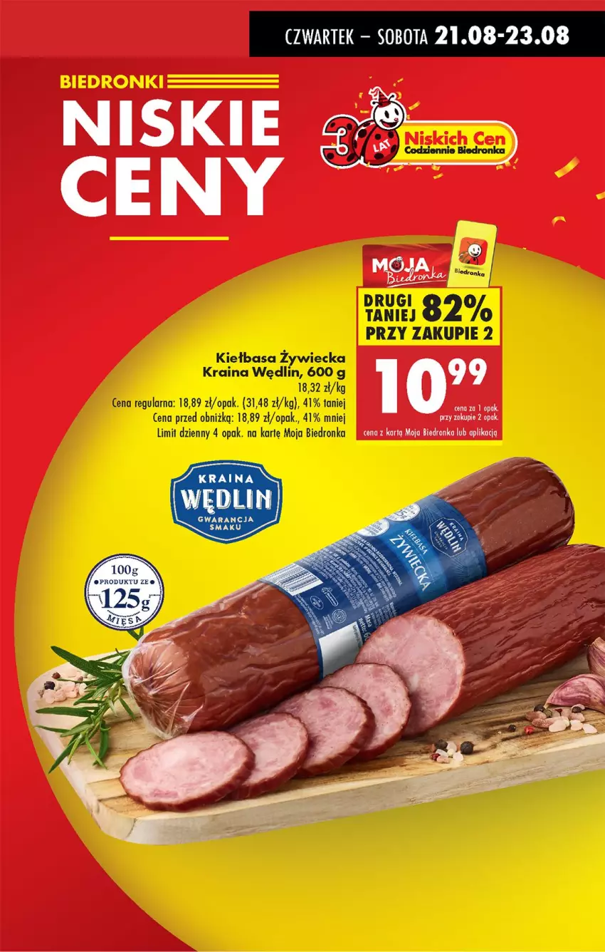 Gazetka promocyjna Biedronka - Od Czwartku - ważna 21.08 do 27.08.2025 - strona 7 - produkty: Kiełbasa