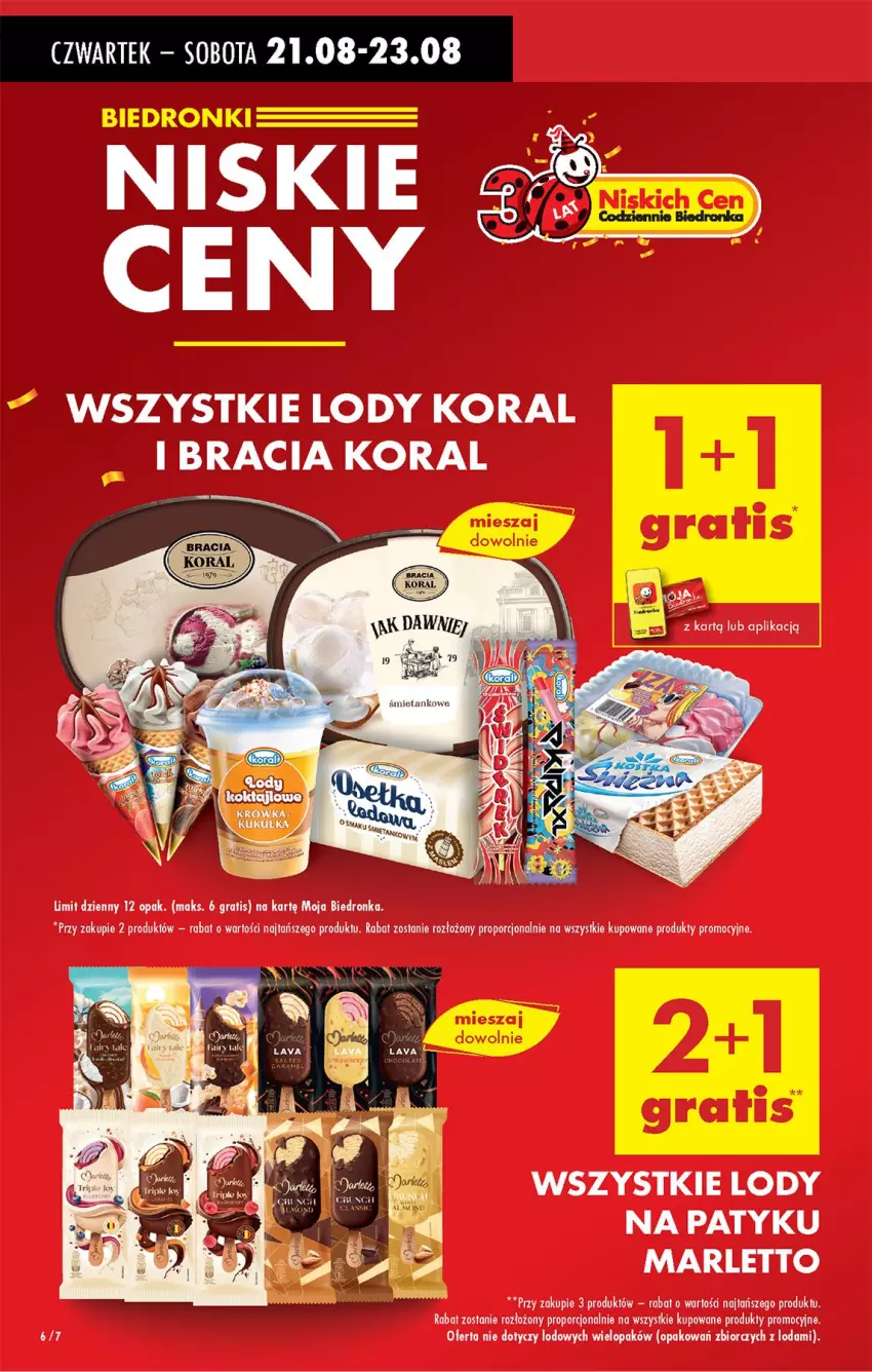 Gazetka promocyjna Biedronka - Od Czwartku - ważna 21.08 do 27.08.2025 - strona 8 - produkty: Fa, Gra, Lody, Por