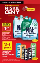 Gazetka promocyjna Biedronka - Od Czwartku - Gazetka - ważna od 27.08 do 27.08.2025 - strona 10 - produkty: Nałęczowianka, Por, Napoje, Tiger, Woda mineralna, Woda