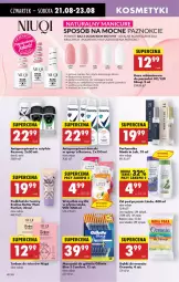 Gazetka promocyjna Biedronka - Od Czwartku - Gazetka - ważna od 27.08 do 27.08.2025 - strona 52 - produkty: Podkład do twarzy, Eveline, Rexona, Perfum, Gillette, Antyperspirant, Niuqi, Podkład, Lakier, LG