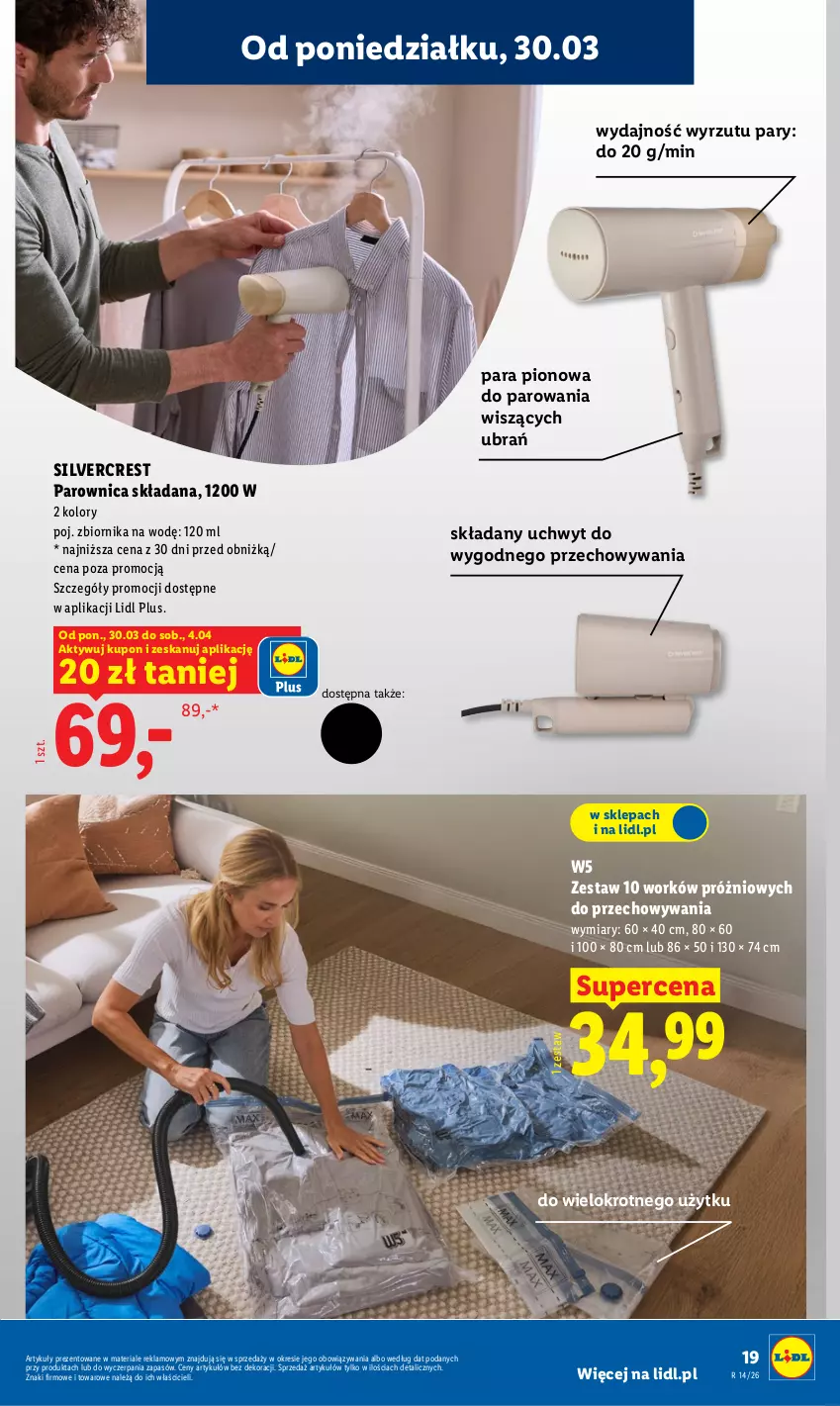 Gazetka promocyjna Lidl - Katalog ważny od 30.03 - ważna 30.03 do 04.04.2026 - strona 21 - produkty: Parownica, Silvercrest