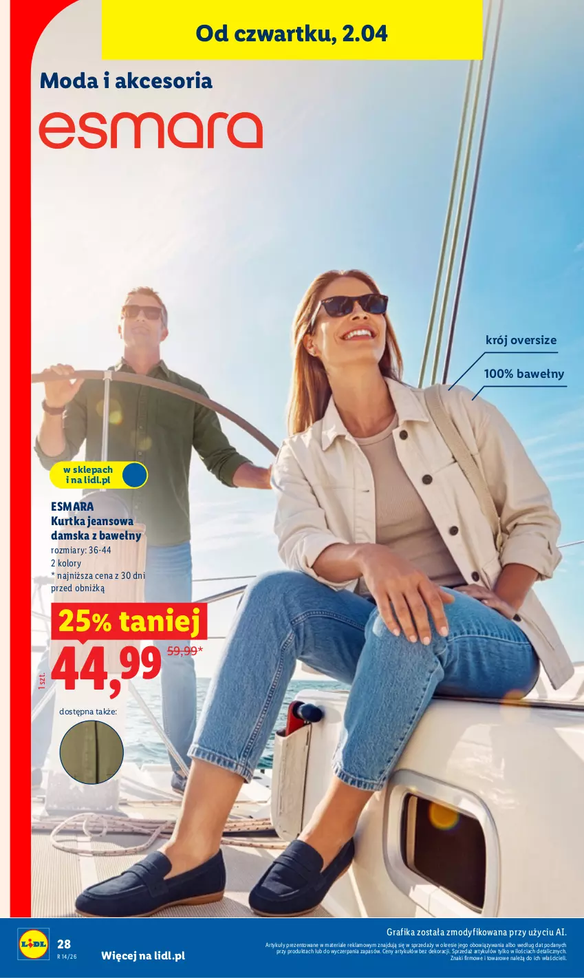 Gazetka promocyjna Lidl - Katalog ważny od 30.03 - ważna 30.03 do 04.04.2026 - strona 32 - produkty: Gra, Grafika, Kurtka, Moda