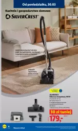 Gazetka promocyjna Lidl - Katalog ważny od 30.03 - Gazetka - ważna od 04.04 do 04.04.2026 - strona 20 - produkty: Silvercrest, Odkurzacz, Por, Kuchnia, Szczotka, Orka, Dywan