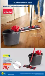 Gazetka promocyjna Lidl - Katalog ważny od 30.03 - Gazetka - ważna od 04.04 do 04.04.2026 - strona 22 - produkty: Mop, Rama, Kuchnia, Tera, Vileda, Wiadro, Sprzątanie