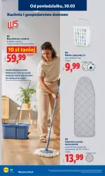 Gazetka promocyjna Lidl - Katalog ważny od 30.03 - Gazetka - ważna od 04.04 do 04.04.2026 - strona 24 - produkty: Mop, Pokrowiec na deskę, Kuchnia, Wiadro, Pokrowiec