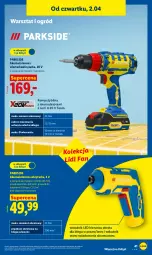 Gazetka promocyjna Lidl - Katalog ważny od 30.03 - Gazetka - ważna od 04.04 do 04.04.2026 - strona 47 - produkty: Parkside, Ser, Przewód, Akumulatorowa wiertarkowkrętark, Wiertarkowkrętarka, Warka, Tarka, Wkręt, Wkrętarka, Ogród, Akumulator, Fa