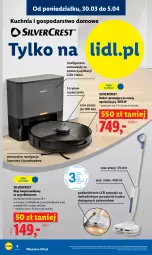 Gazetka promocyjna Lidl - Katalog ważny od 30.03 - Gazetka - ważna od 04.04 do 04.04.2026 - strona 6 - produkty: Silvercrest, Robot sprzątający, Ser, Mop, Przewód, Kuchnia, Robot, Sprzątanie, Intel, Akumulator